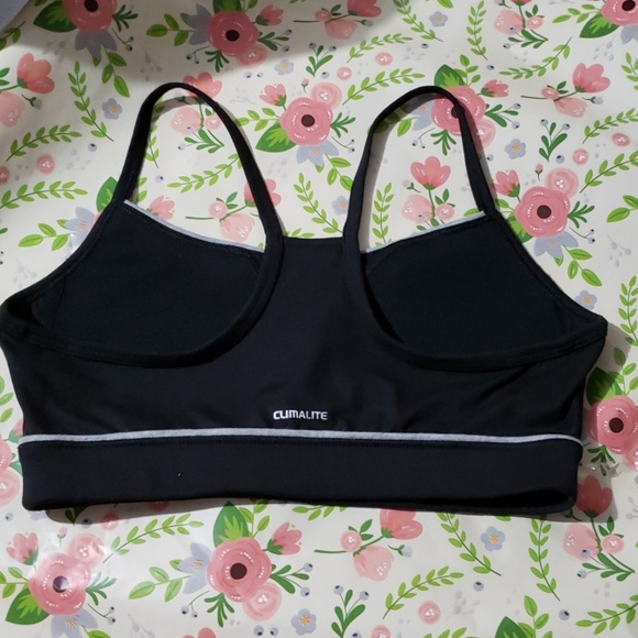 ADIDAS WOMEN'S BRA SPORTS COLOR BLACK SIZE SMALL - Picture 2 of 8